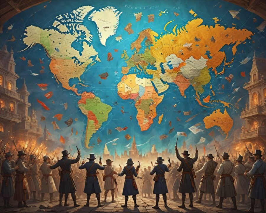 como as revoluções moldaram o mundo moderno