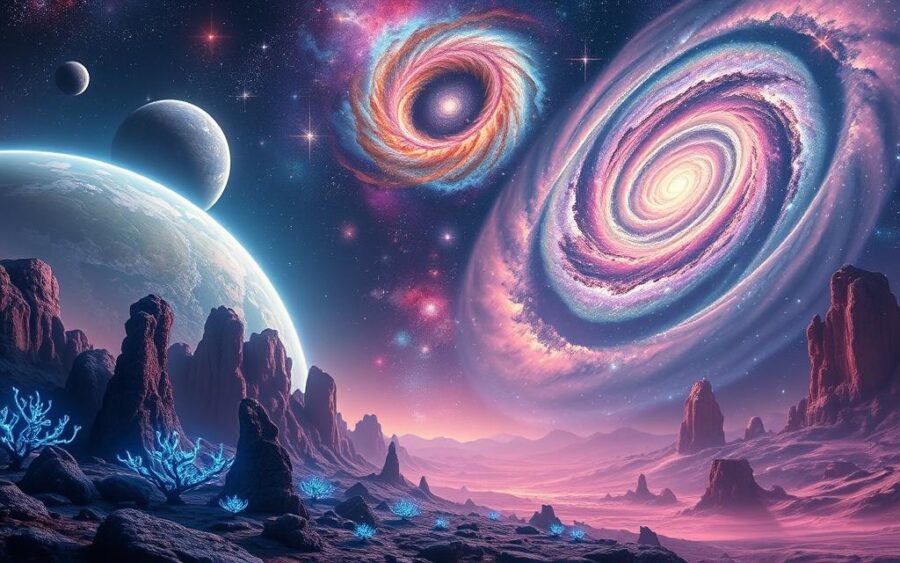 Curiosidades sobre planetas estrelas e galáxias distantes